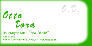 otto dora business card